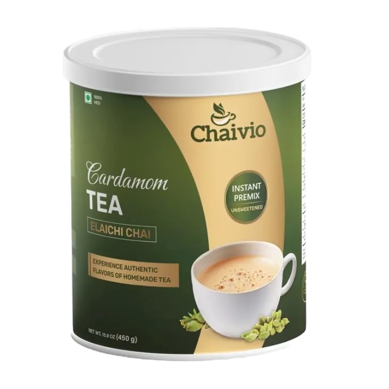 Chaivio Coffee, Authentic Filter Coffee Instant Premix, Unsweetened Instant Coffee Premix, Chicory, 100% Pure and Natural, No Preservatives, Mood booster (1 lb)