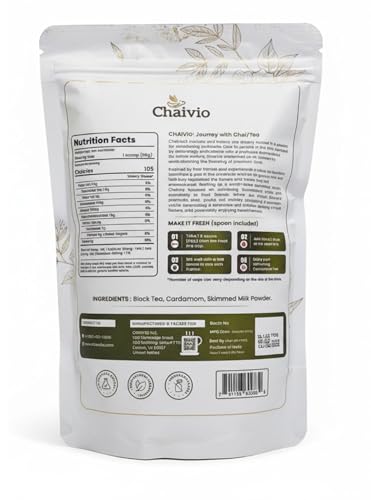 Chaivio Coffee, Authentic Filter Coffee Instant Premix, Unsweetened Instant Coffee Premix, Chicory, 100% Pure and Natural, No Preservatives, Mood booster (1 lb)